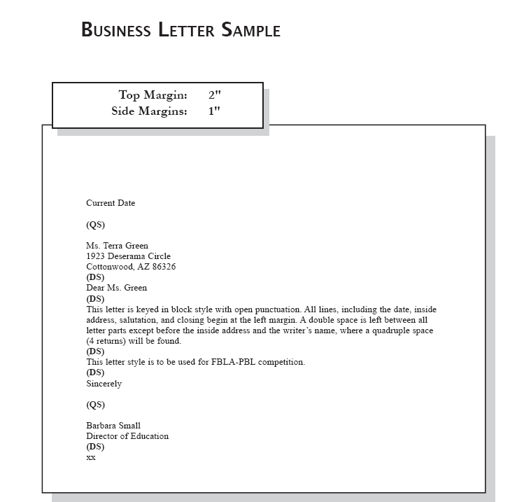 Business Letter Style Guide from jkacures.weebly.com